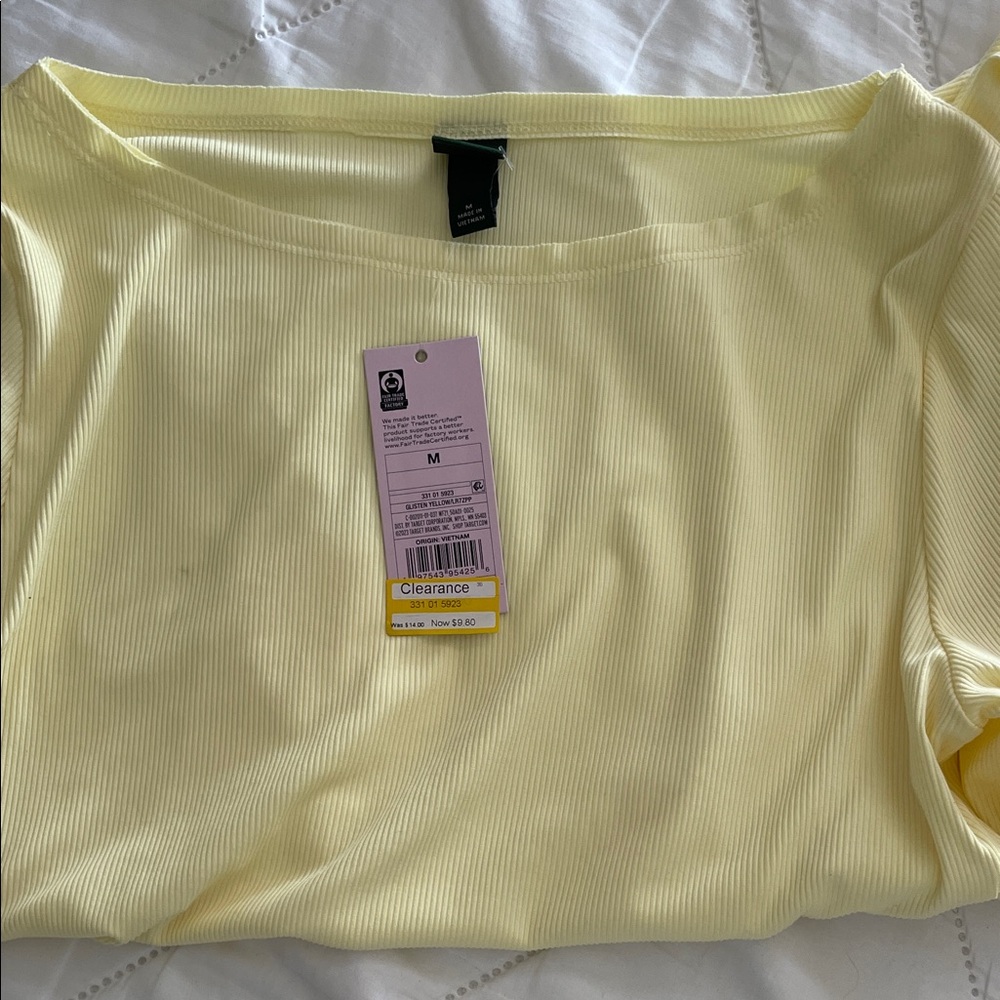 Wild Fable Yellow Long Sleeve Top